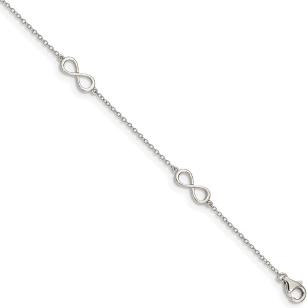 Anklet Infinity Sterling Silver - image 1